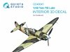 Quinta Studio QD48645 Yak-7B 3D-Printed & coloured Interior on decal paper ( Zvezda ) 1/48
